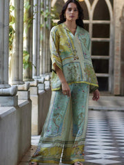 Flair Fusion Flowers Pants Set