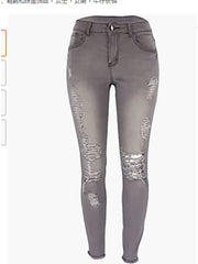 High-Waisted Stretch Skinny Jeans