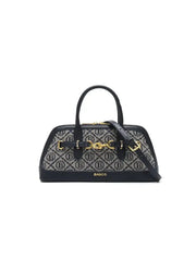 New Embroidered Stitch Detail Top Handle Bag