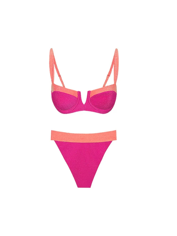 Fluorescent Bikini Set
