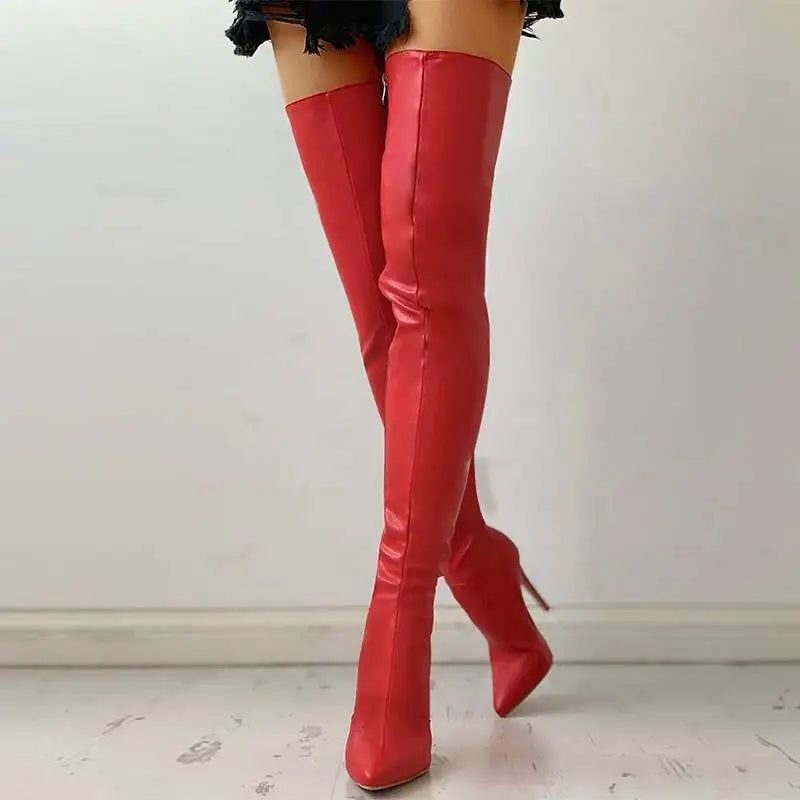 Black Over The Knee Boots