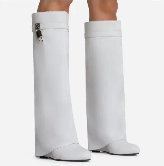 Shark Lock Women Boots