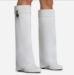 Shark Lock Women Boots
