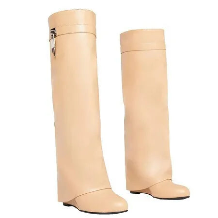 Shark Lock Women Boots
