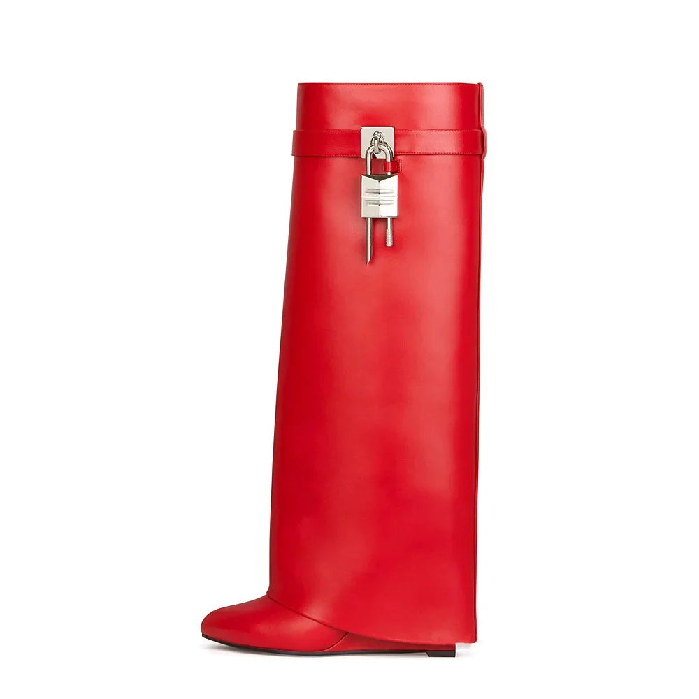 Shark Lock Women Boots