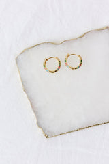 18K Gold Plated All Gemmed Up Earrings