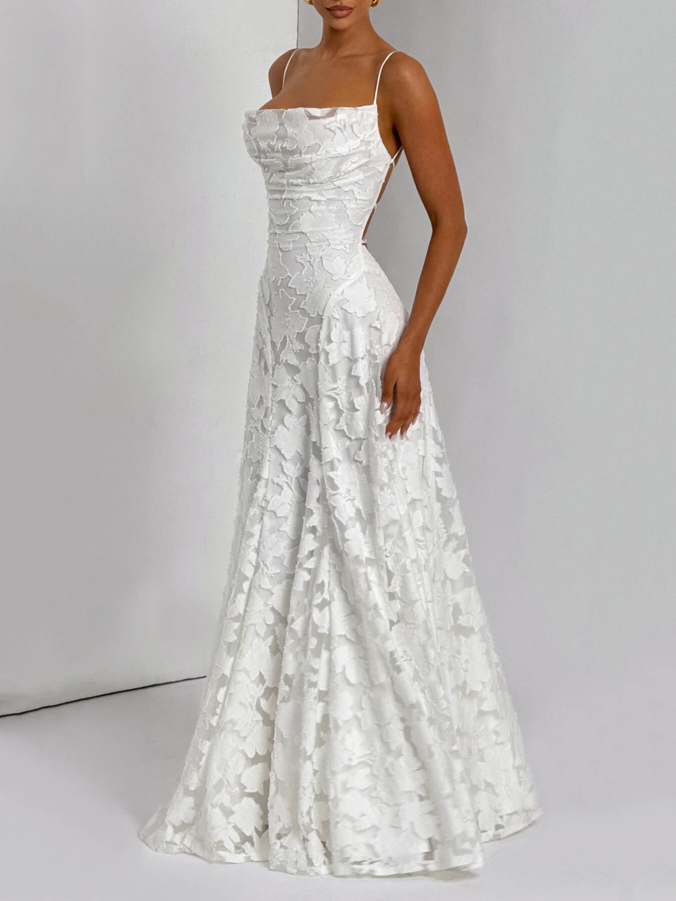 Jacquard Maxi Dress