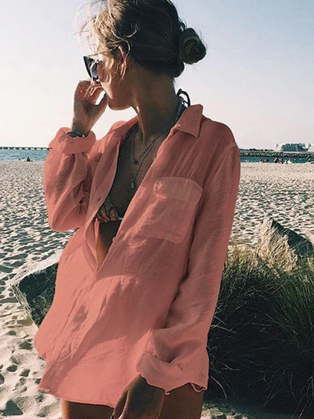 Tunic Bikini Cover-Ups Beach Wear Swim Suit Cover Up