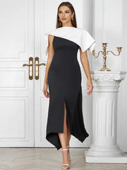 Black & White Bodycon Dress