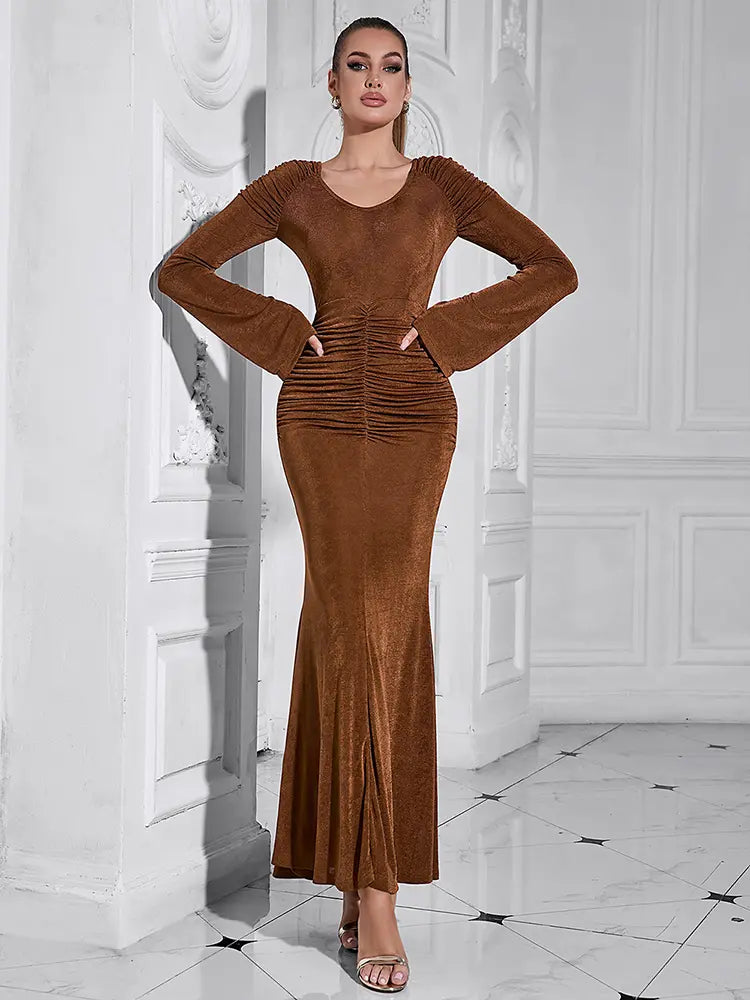 Long Sleeve Mermaid Dress