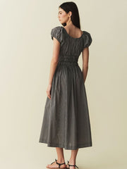 Quinn Dress-Black & White Checkered