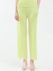 Women's Casual Wide-Leg Pleated Pants