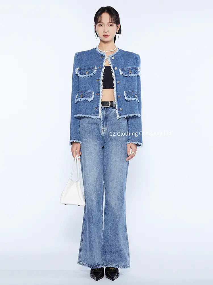 Fringe Chic Denim Jacket