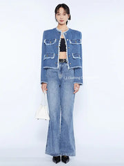 Fringe Chic Denim Jacket