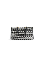 Jacquard Stitch Convertible Commuter Backpack Tote