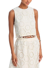 Square Crochet Tank Top & Maxi Skirt