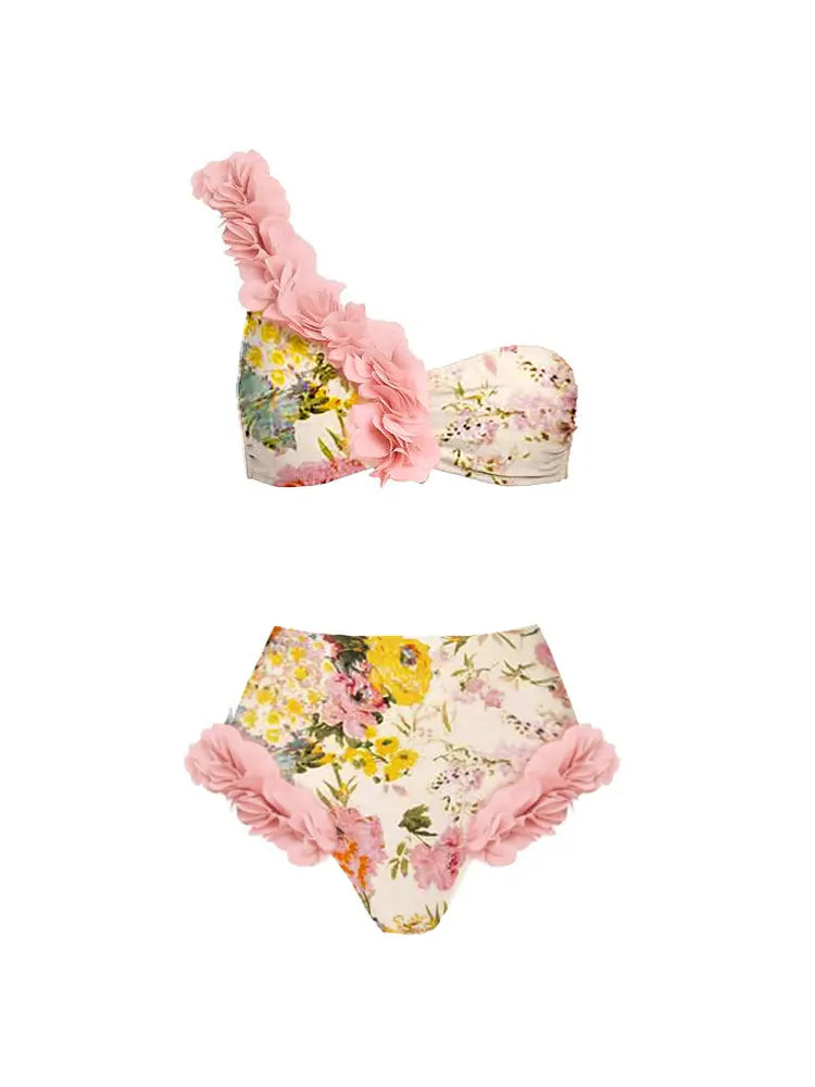 Handmade Appliqué Bikini Set