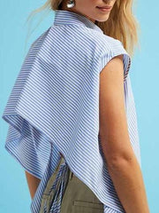 Striped Sleeveless Shirt