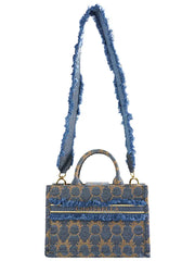 Denim Tote Shoulder Bag