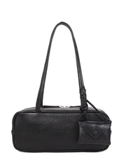 Belair Vegetable-Tanned Leather Baguette Evening Bag