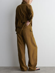 Shawl Lapel Suits Pants Set