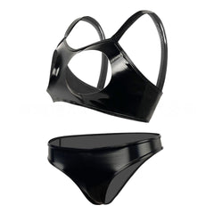 Vinyl Sluzu Lingerie Women Cupless