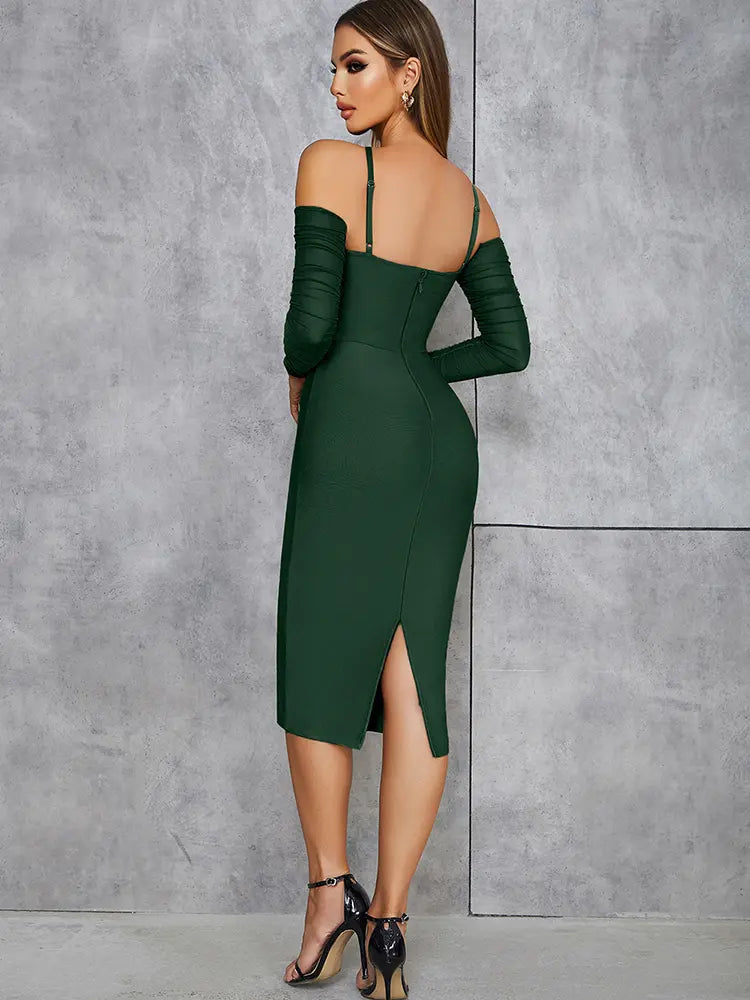 Off-Shoulder Backless Dress