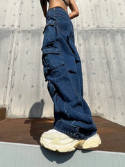 High-Waist Wide-Leg Trousers