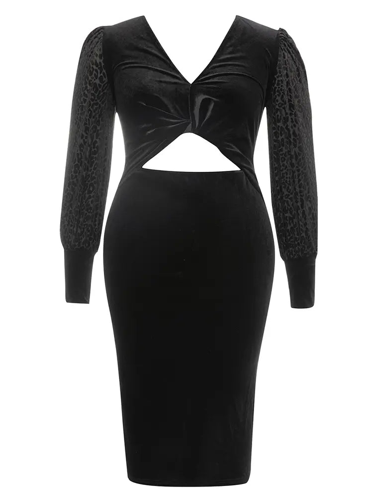 Cutout Evening Dress