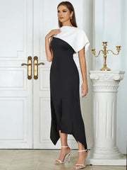 Black & White Bodycon Dress