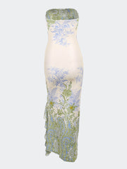 Floral Slit Maxi Dress
