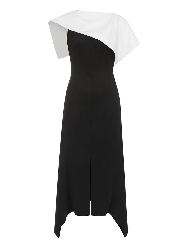 Black & White Bodycon Dress
