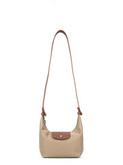 Colorblock PU Leather Dumpling Shoulder & Crossbody Bag