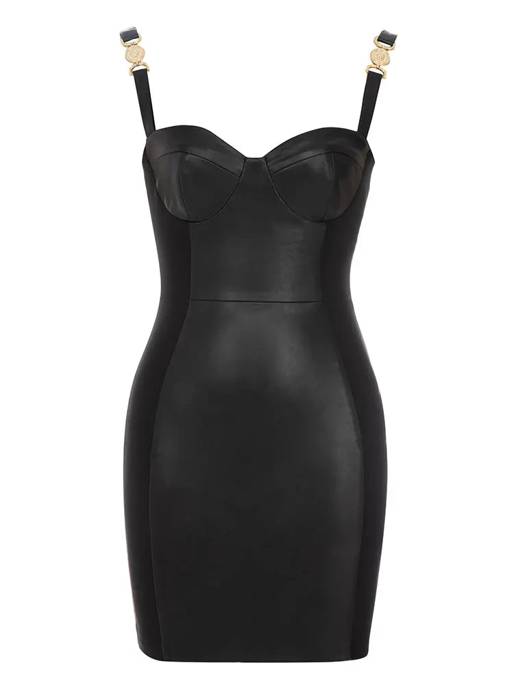 Strappy Backless Bodycon Mini Dress