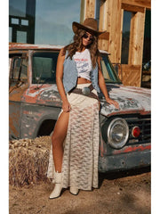 Vintage Casual Denim Vest For Women