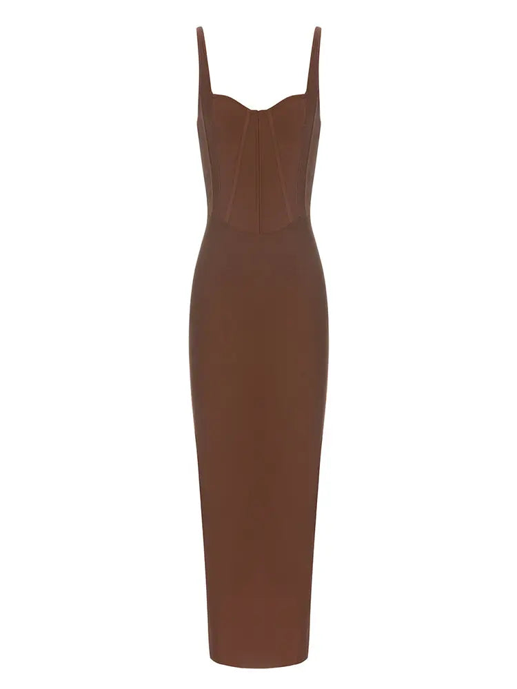Fashionable Strapless Bodycon Dress