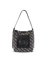 Washed Denim Commuter Crossbody Bag