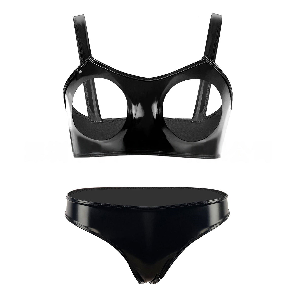 Vinyl Sluzu Lingerie Women Cupless