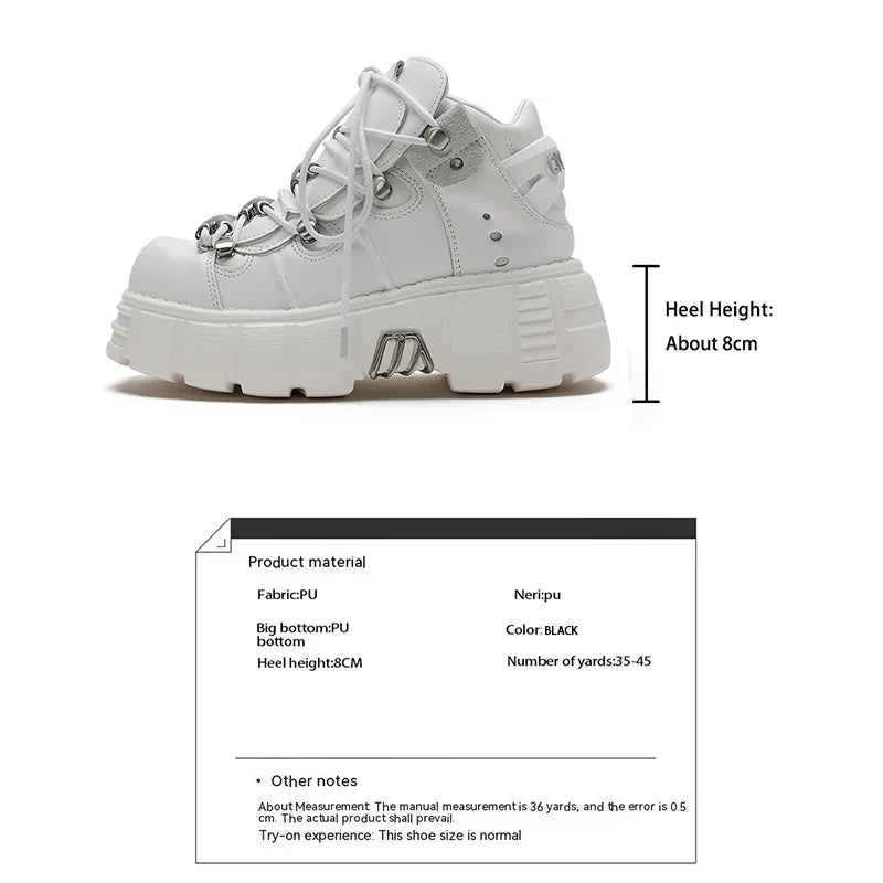 AYUSTONG Brand Punk Style Women Shoes