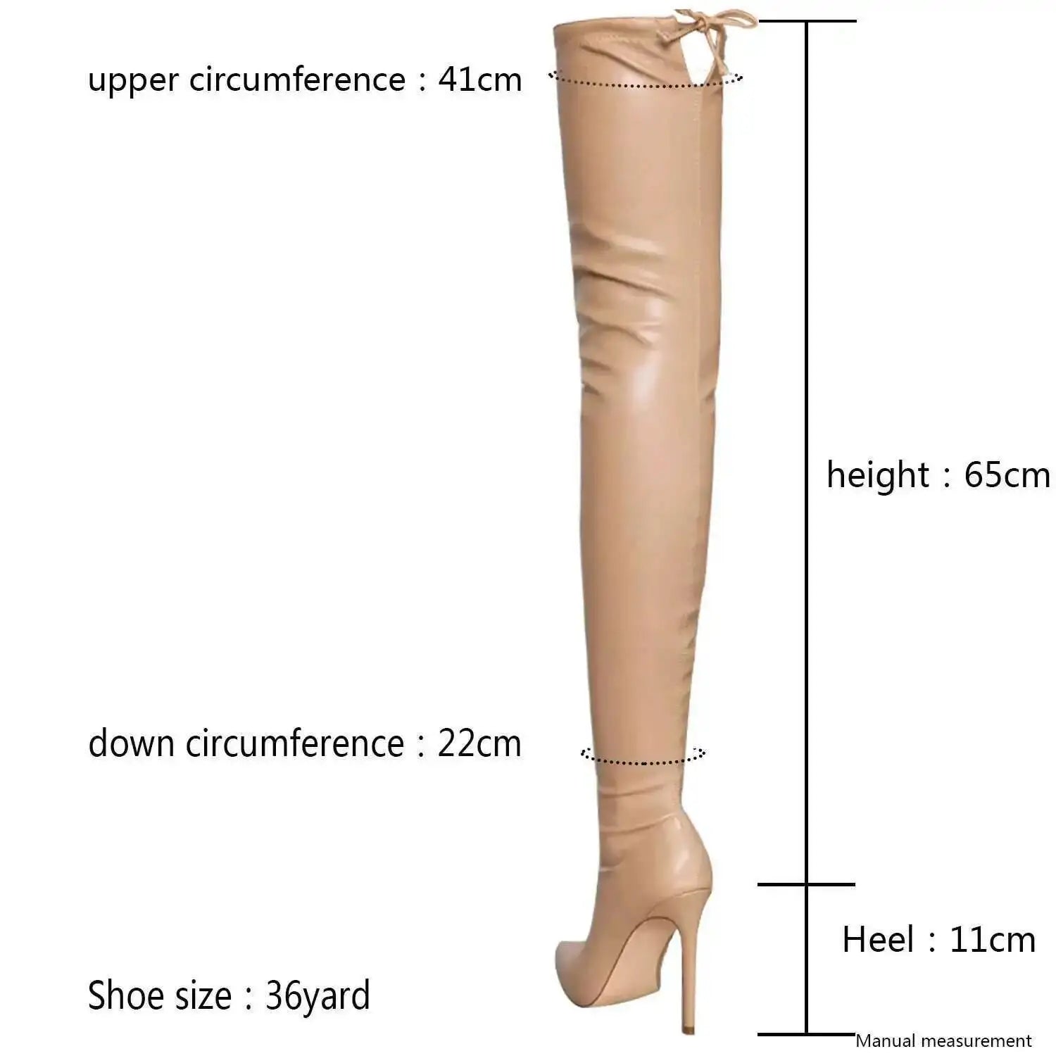 Apricot Thigh High Boots