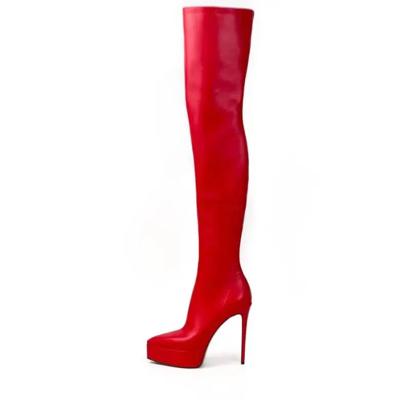Arden Furtad Spring Platform Elastic Thigh high Boots
