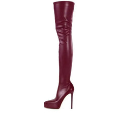 Arden Furtad Spring Platform Elastic Thigh high Boots