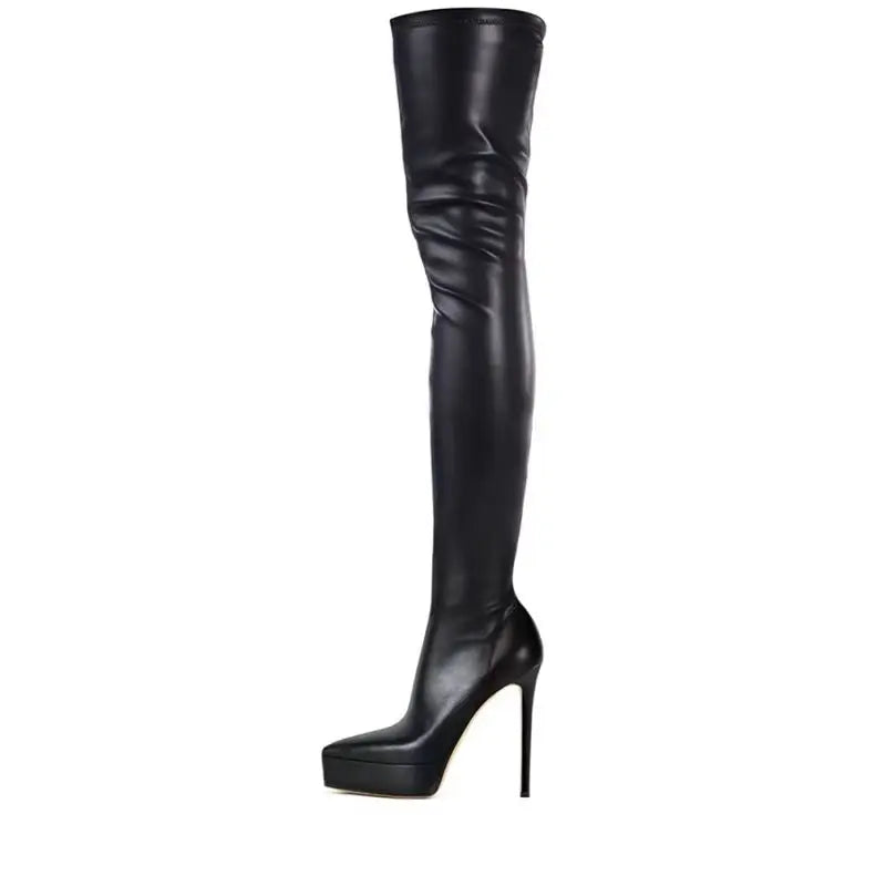 Arden Furtad Spring Platform Elastic Thigh high Boots