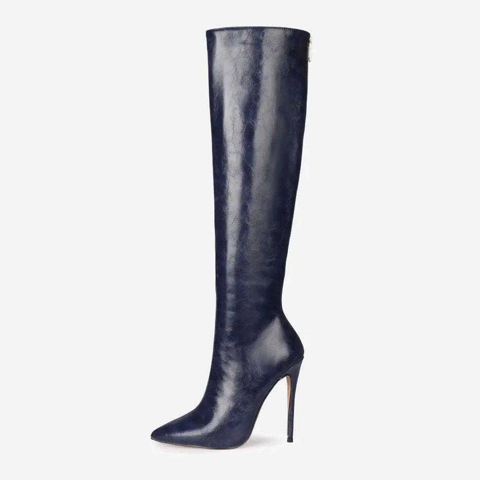 winter Thin heels Knee High Boots