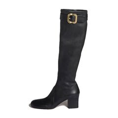Autumn Belt buckle skinny Boots