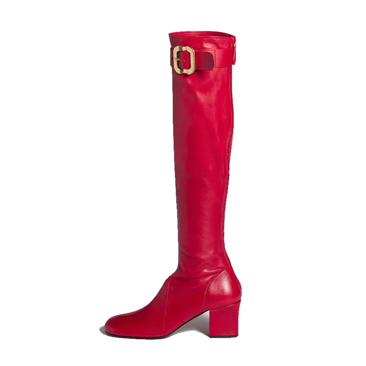 Autumn Belt buckle skinny Boots