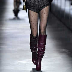 Suede trouser legs Boots