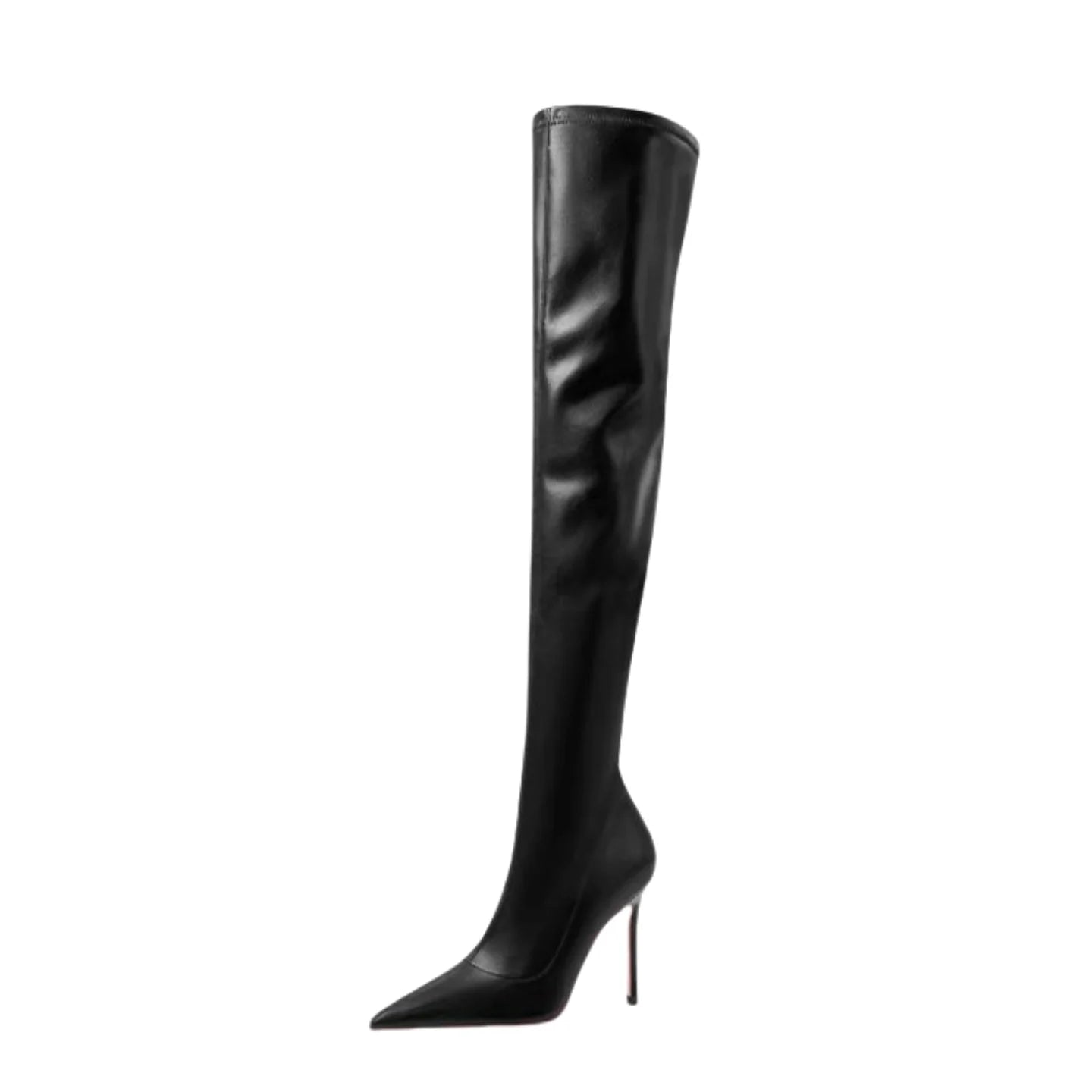 Winter brown Elastic Over the knee Boots