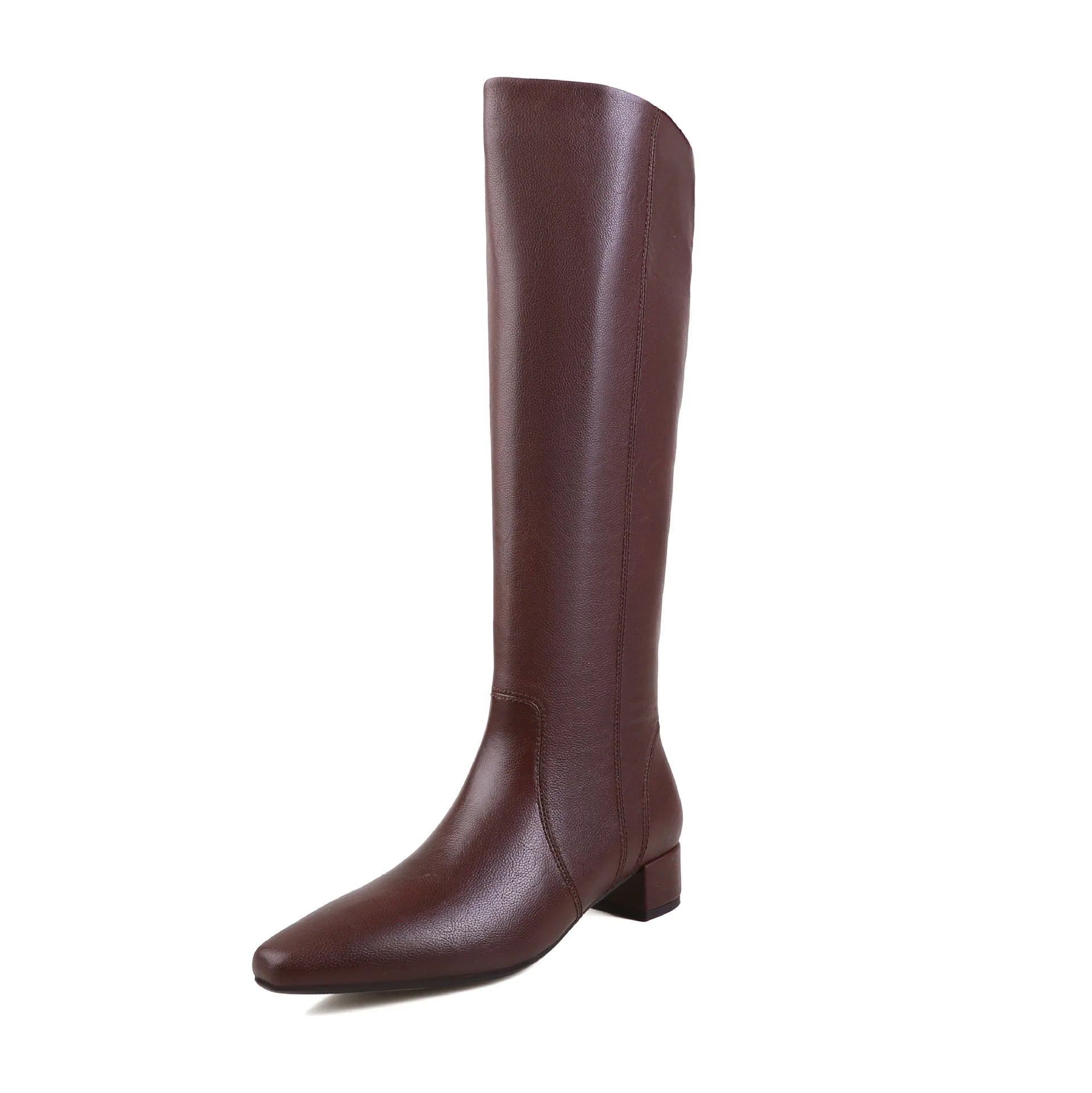 Autumn Burgundy cowhide Modern Boots