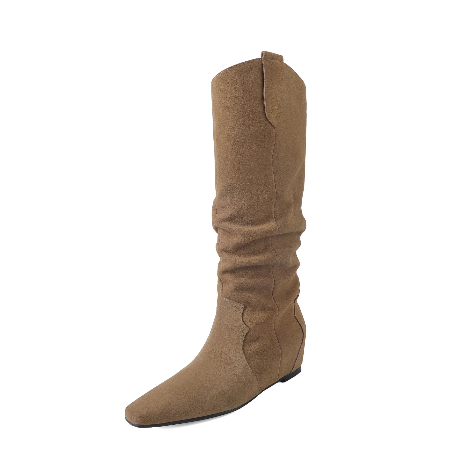 Autumn Cow suede Increased Internal Modern Boots